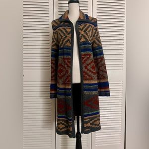 Cable & Gauge Long Open Cardigan